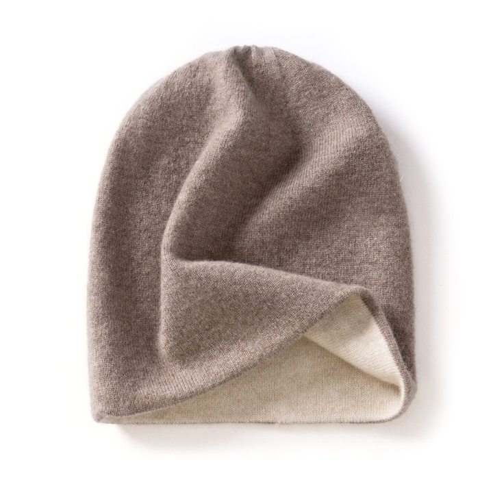 Greylan Cashmere Beanie, view 2 - Elena Harper