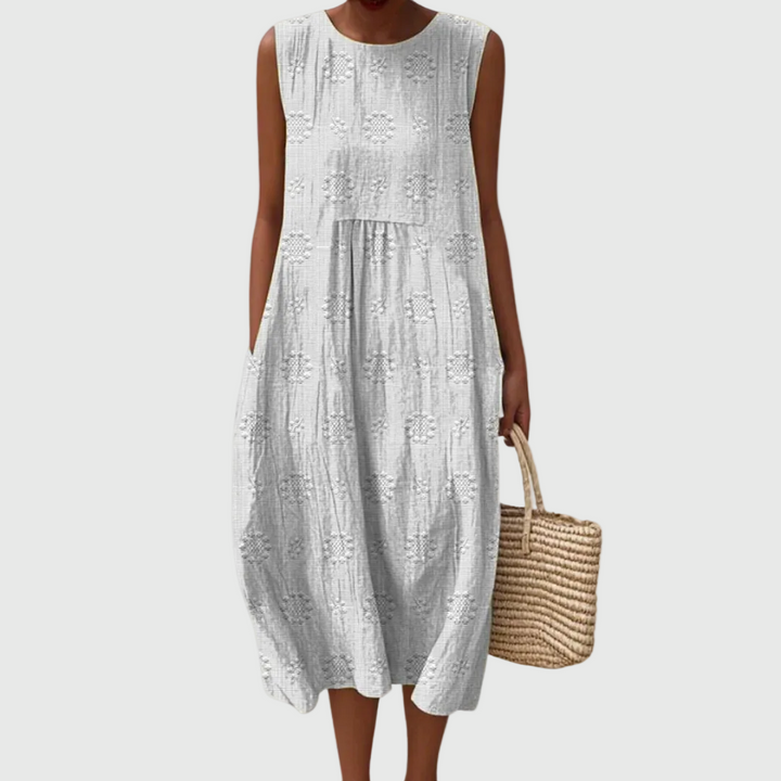 Teresa | Elegant Sleeveless Midi Dress