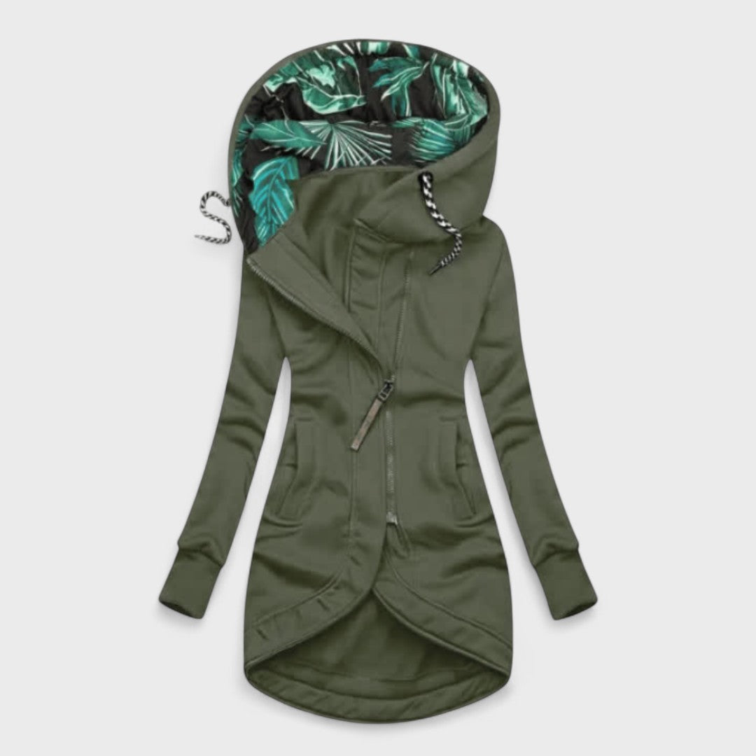 Eleonora™  |  Winter Coat Asymmetric Zip