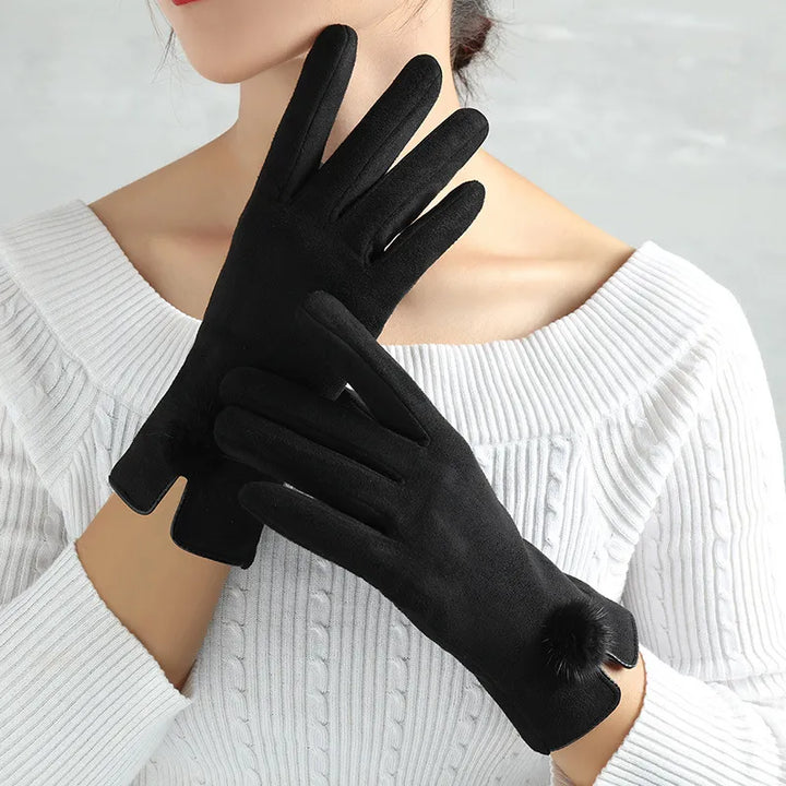 Women's Vintage Winter Gloves