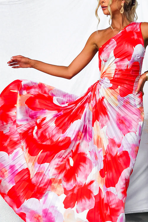 Adeline Vibrant Tropical Evening Dress, view 5 - Elena Harper
