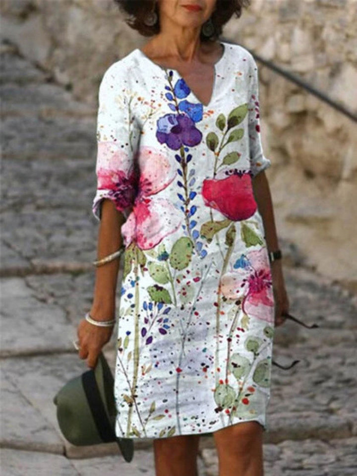 Flora - Dress with Floral Print