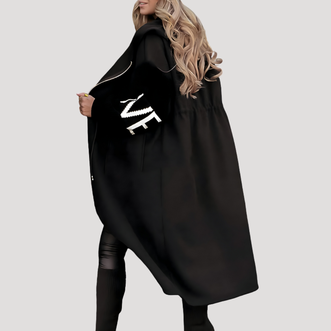 Oversized Women's Casual Hooded Coat