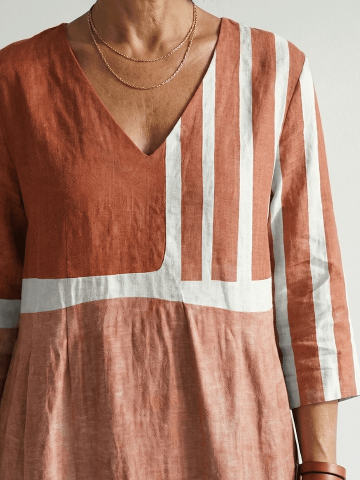 Remy™ Mixed Stripe Midi Dress by Emma & Rose Cape Town, featuring a stylish striped pattern and midi length.