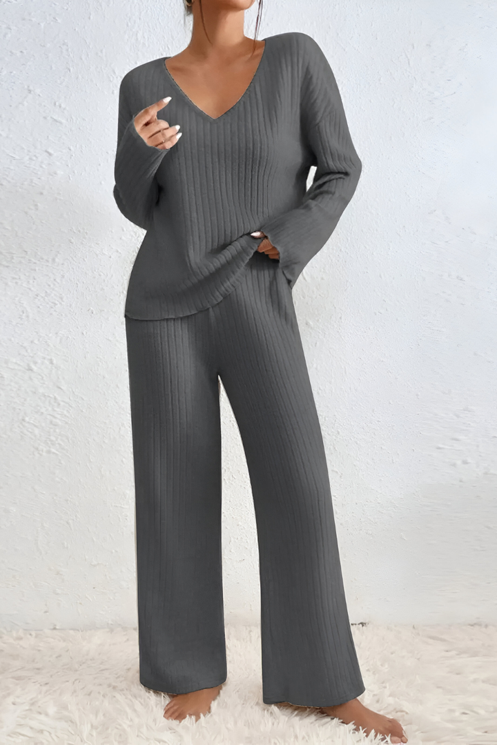 Amaris™ | Soft Ribbed Knit Lounge Set