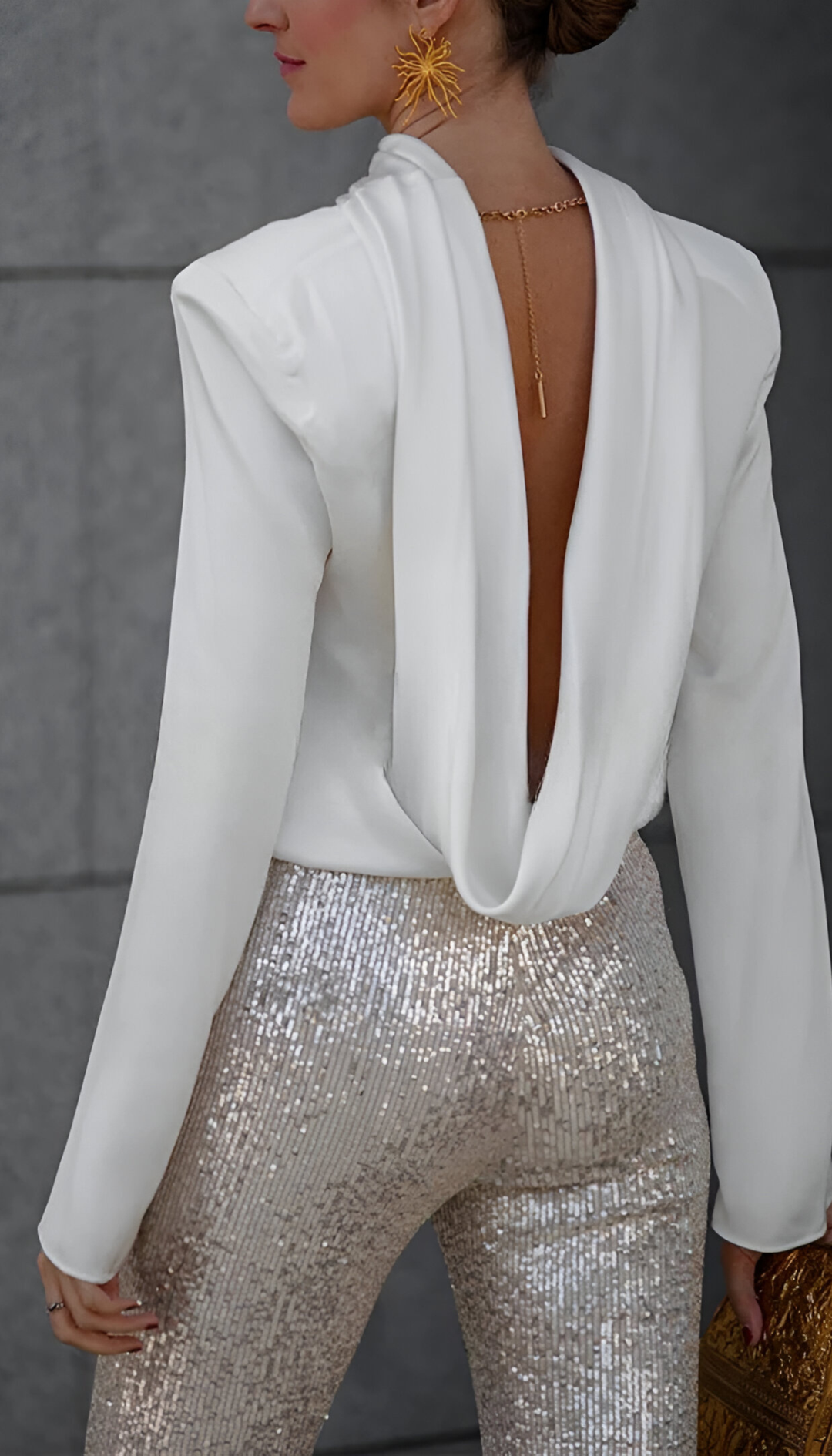 Zari™ | Elegant Sequin Flared Pants