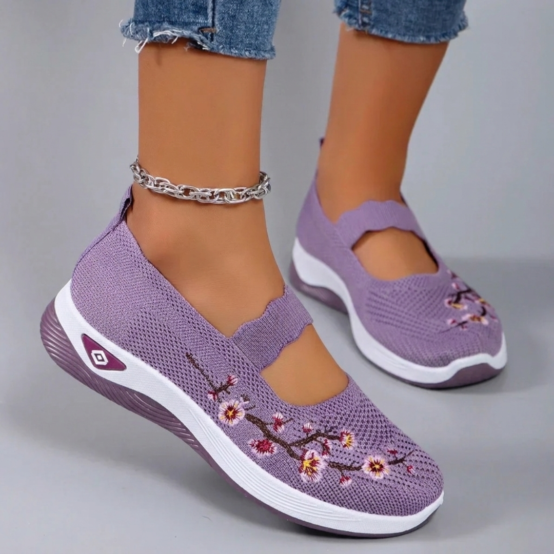 Alyssa Comfortable Mesh Orthopedic Shoes, view 3 - Elena Harper