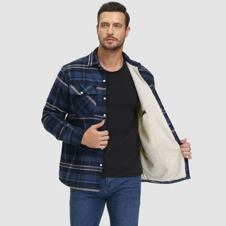 Thomas - Chic Scottish Sherpa Overshirt
