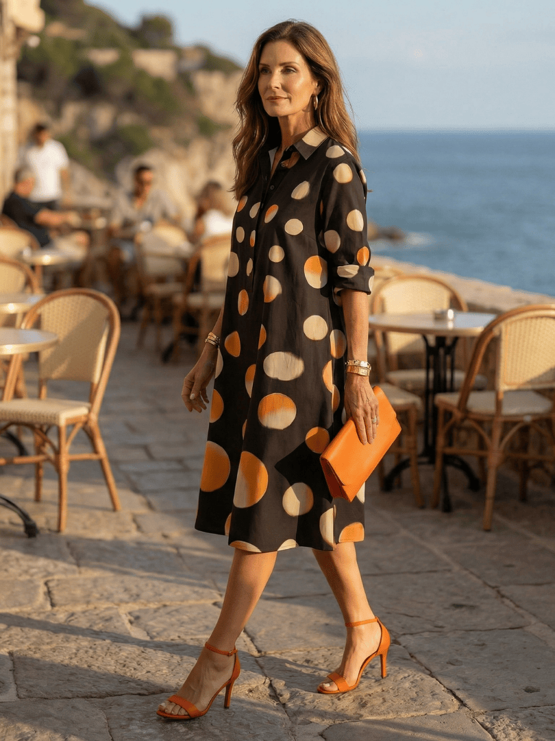 Vespera™  |  Sunset Dot Dress