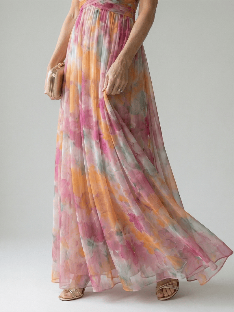 Isel™  |  Soft Wrap Maxi Dress