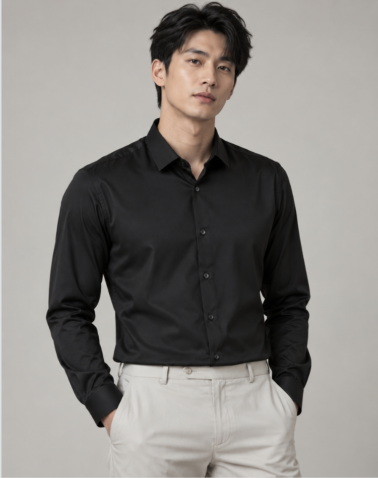 Men's Smart Casual Stretch Shirt