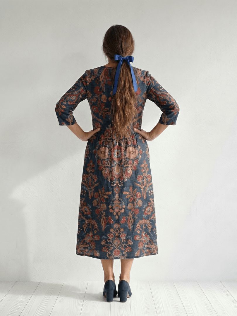 Ivy™ Soft Form Midi Dress by Emma & Rose Cape Town, featuring a flowing silhouette and elegant design in soft fabric.