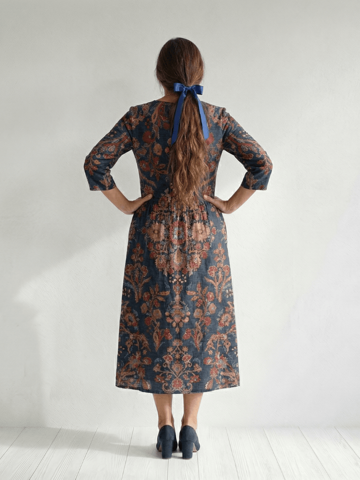 Ivy™ Soft Form Midi Dress by Emma & Rose Cape Town, featuring a flowing silhouette and elegant design in soft fabric.