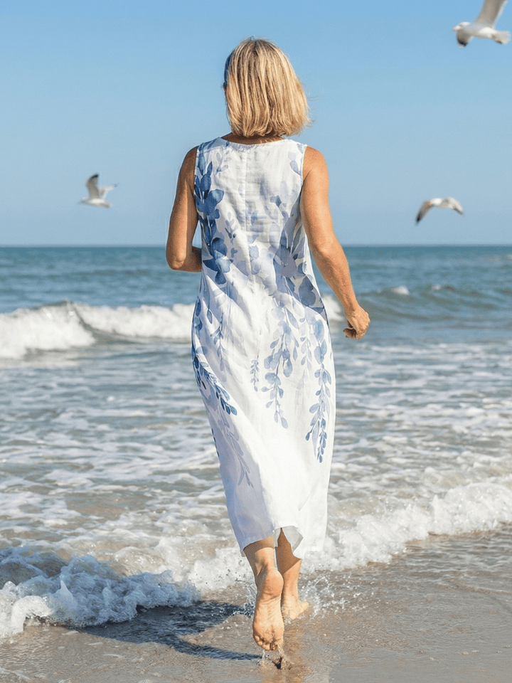 Emma & Rose Cape Town Azura™ Chill Breeze Maxi Dress in lightweight, flowy fabric with a relaxed fit and elegant design.
