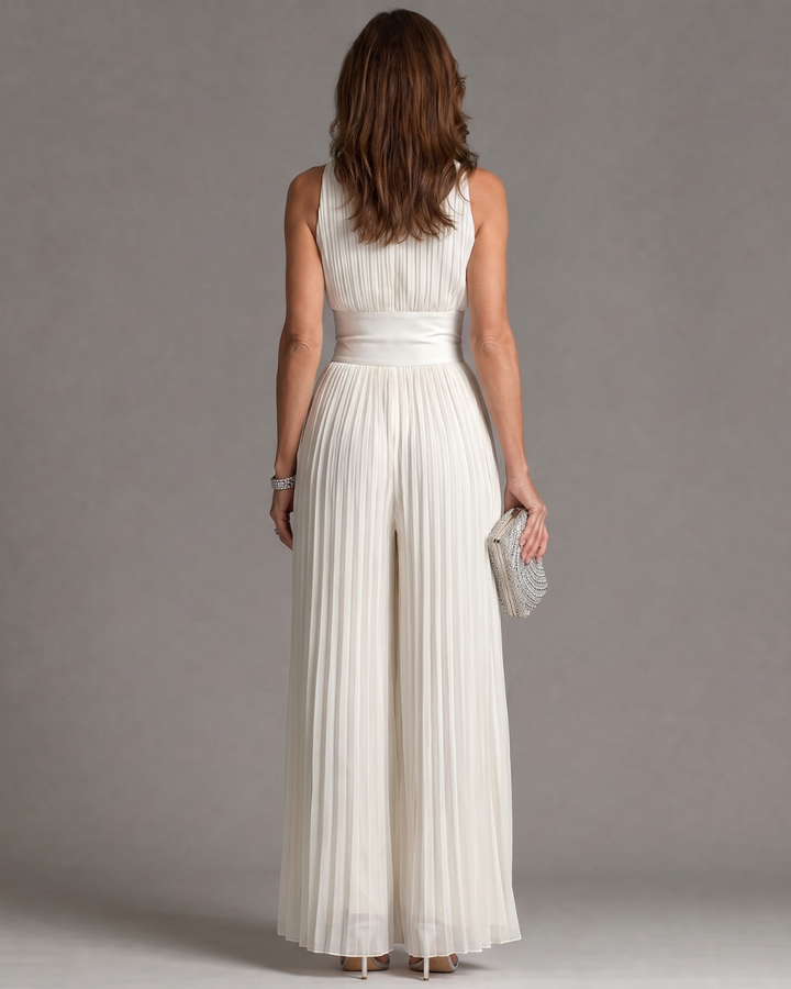 Aitana | Halter Neck Jumpsuit with Wide Leg