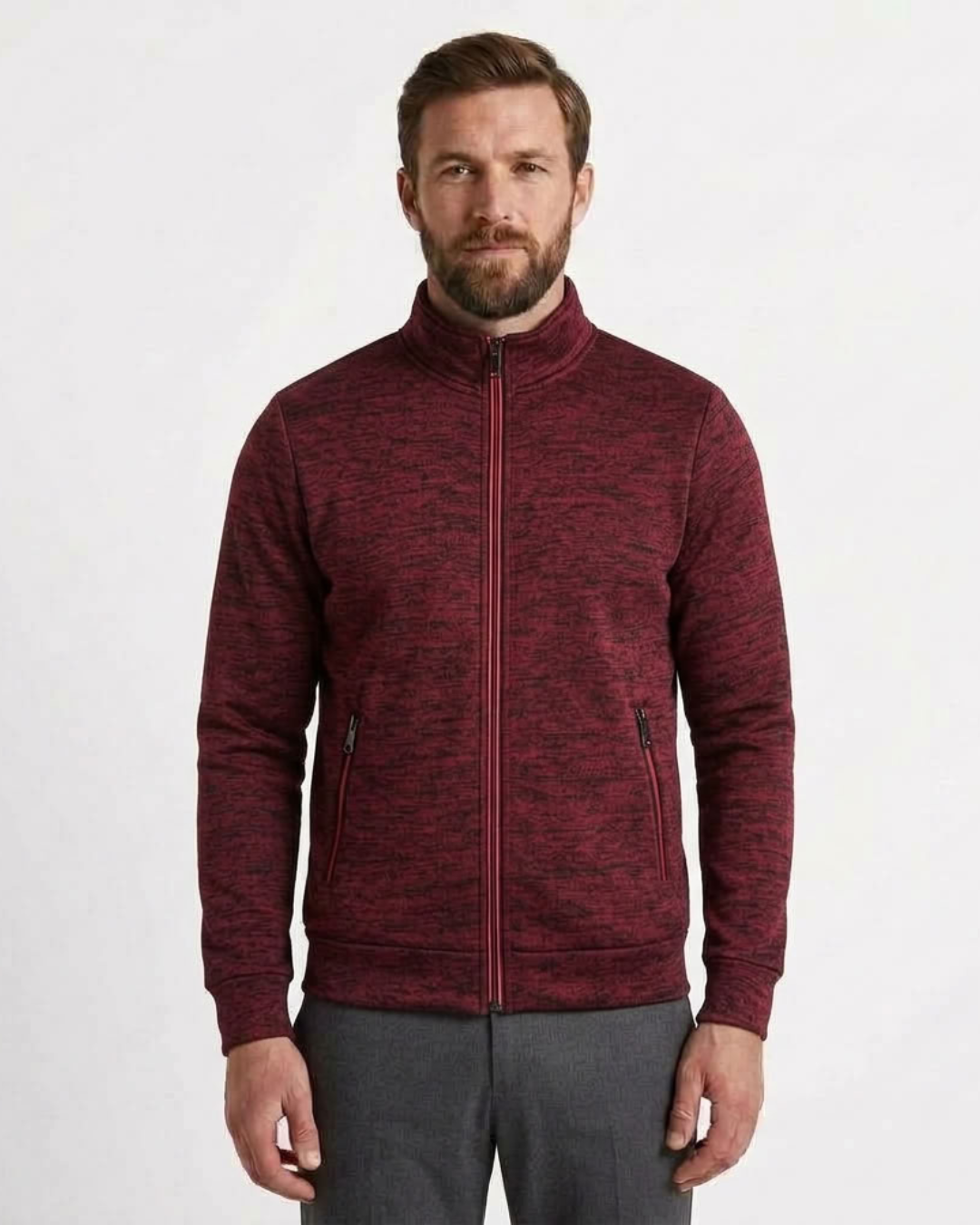 Windproof Stand Collar Gilet For Men