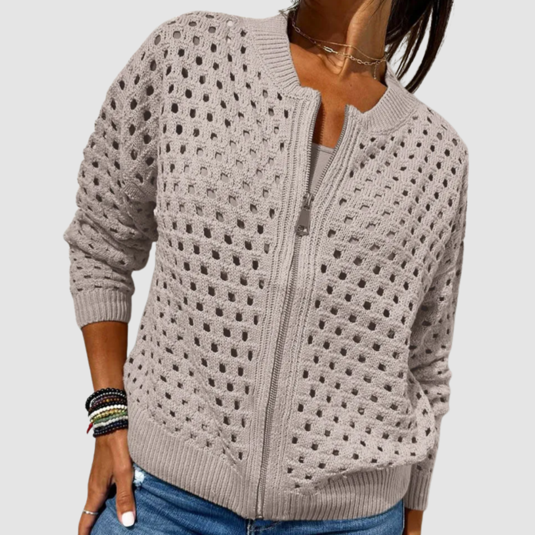 Desiré | Premium Knit Cardigan with Zip