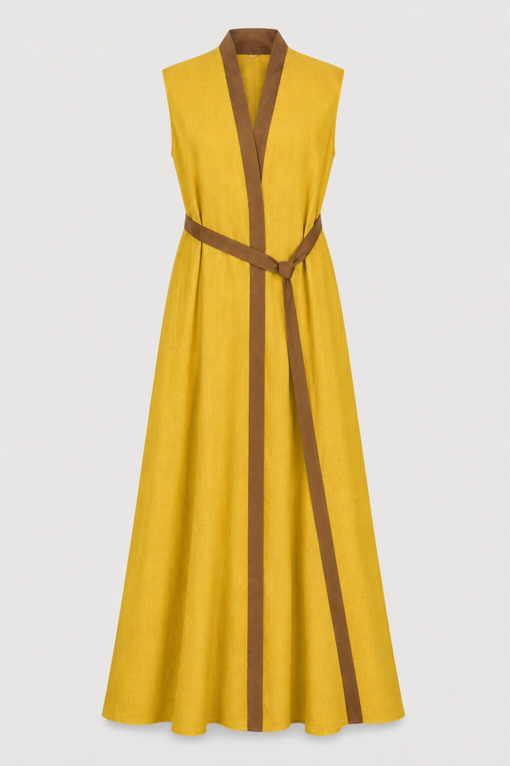 Women's Maxi Dress Contrast | Sleeveless