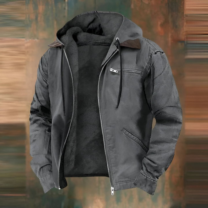 Dario™ | Warm Jacket with Fleece Lining and Hood