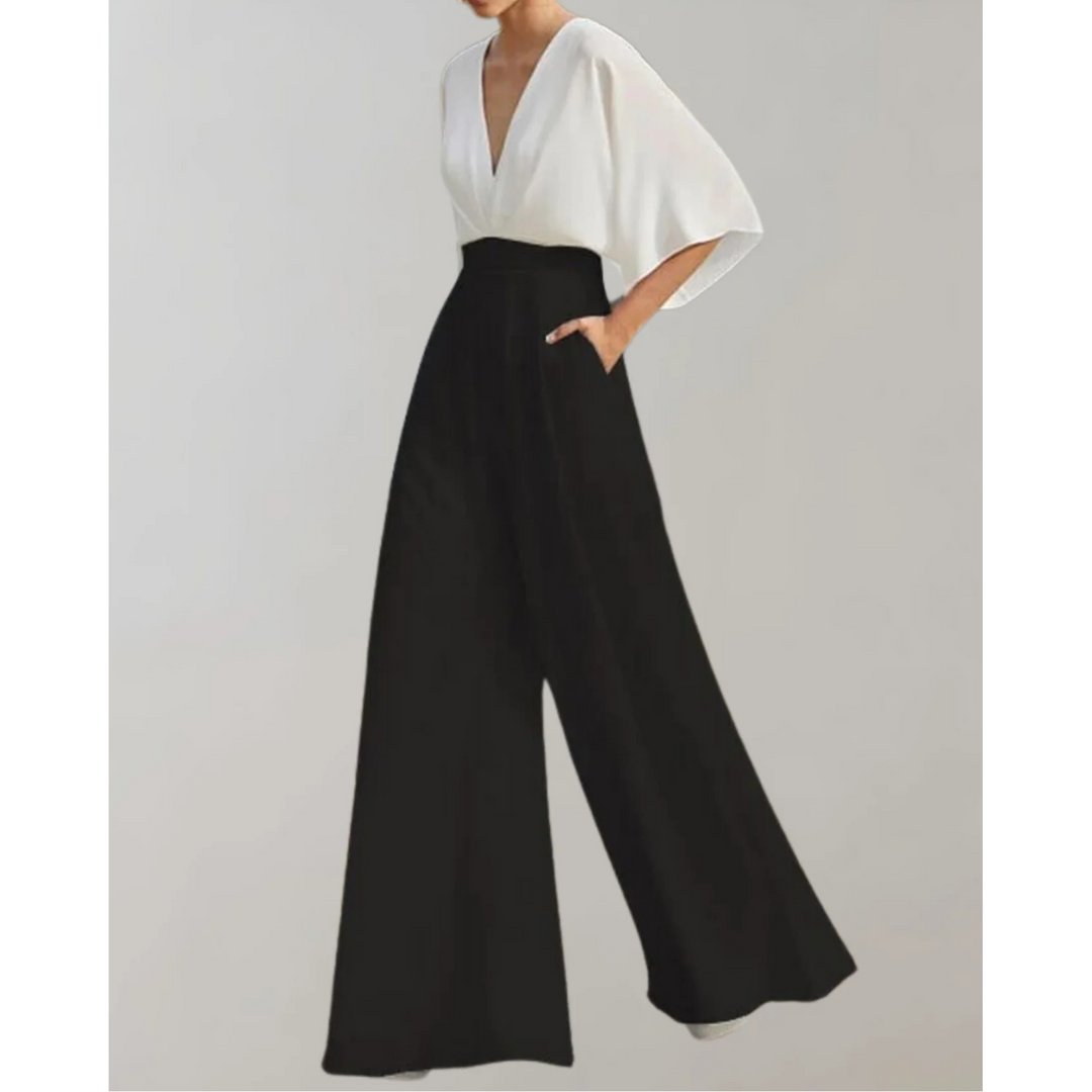 Celia | Women's Jumpsuit with Fitted Design and Wide Legs