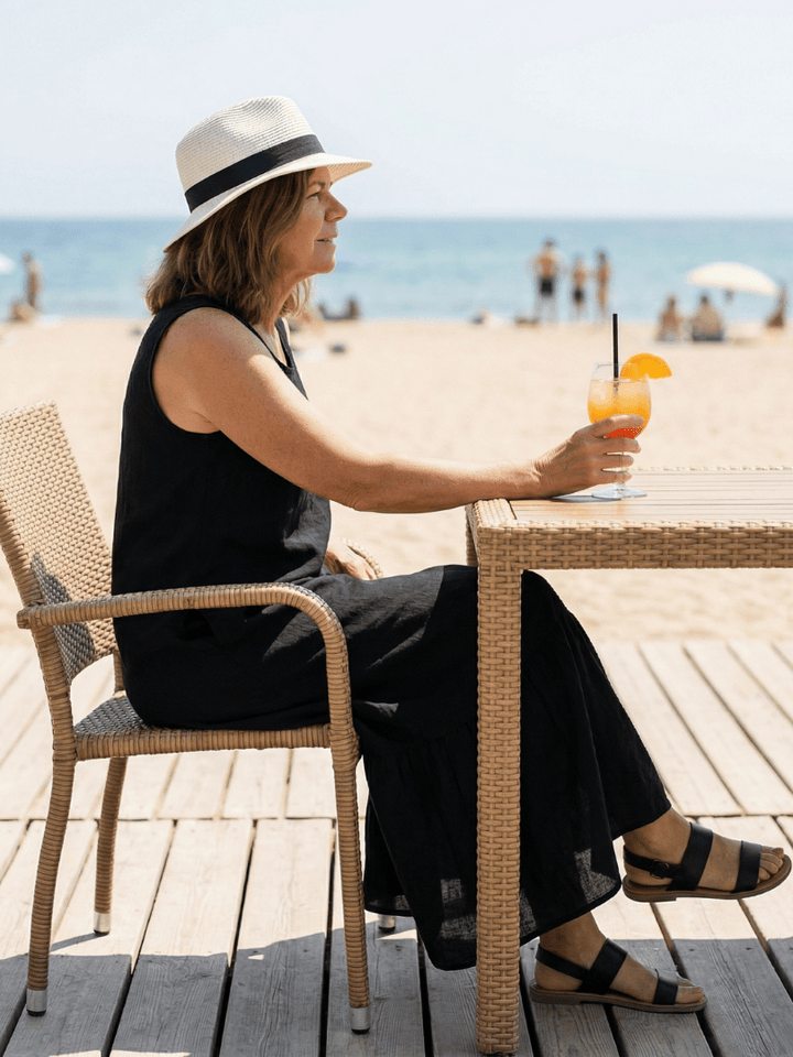 Ismerie™  |  Easy Drape Midi Dress