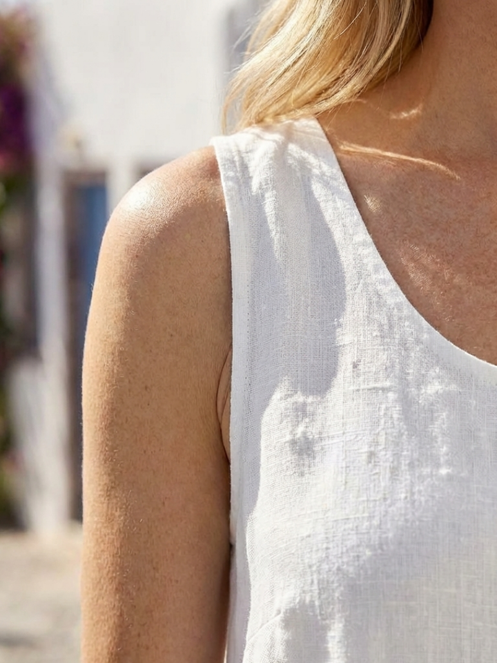 Ismera™  |  Neck Relaxed Midi Dress
