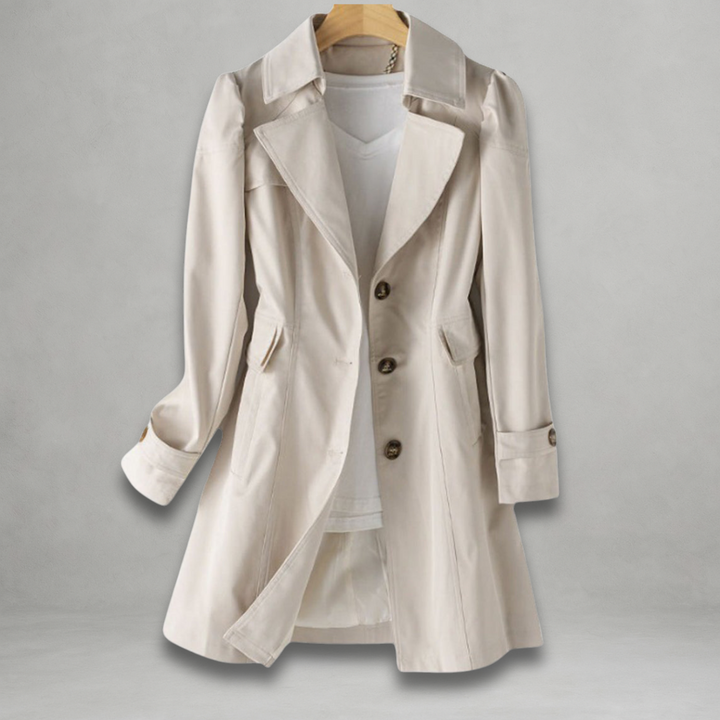 Women's Lightweight Spring Trench Coat Effortless Chic Style, view 4 - Elena Harper