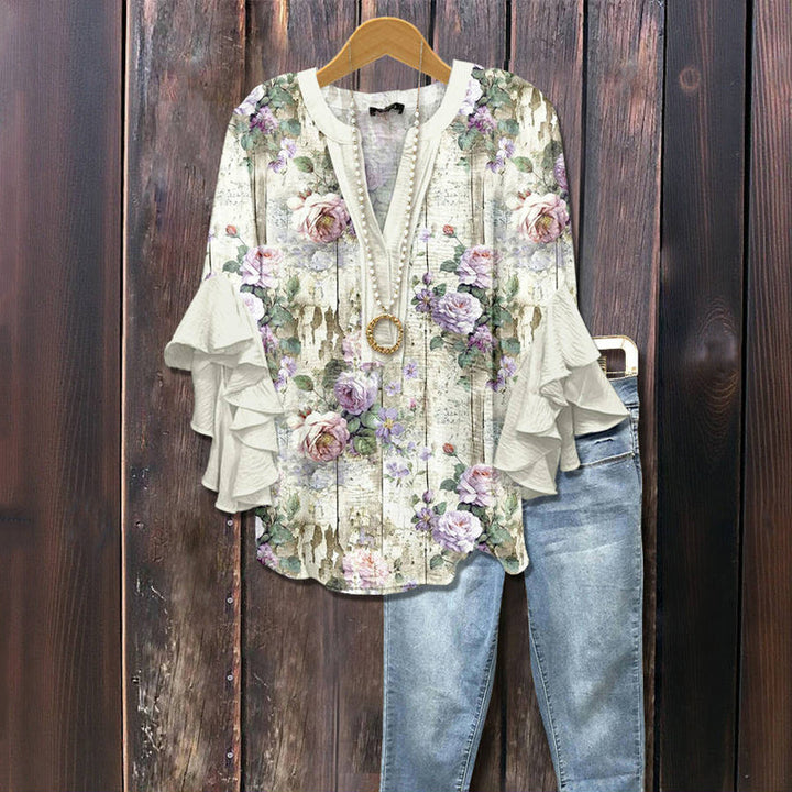Dakota™ - RELAXED FIT BLOUSE WITH FLORAL PRINT