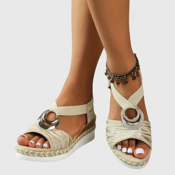 Olalla | Women's Wedge Sandals with Adjustable Strap