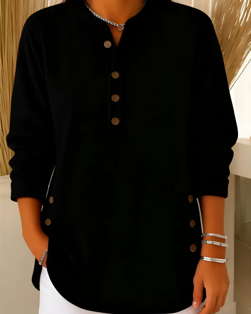 Neris™ | Modern Knitted Top with Long Sleeves