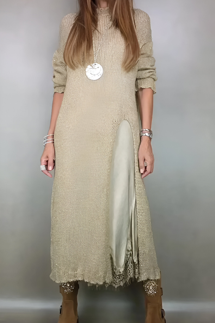 Elya Chic Layered Dress, view 4 - Elena Harper