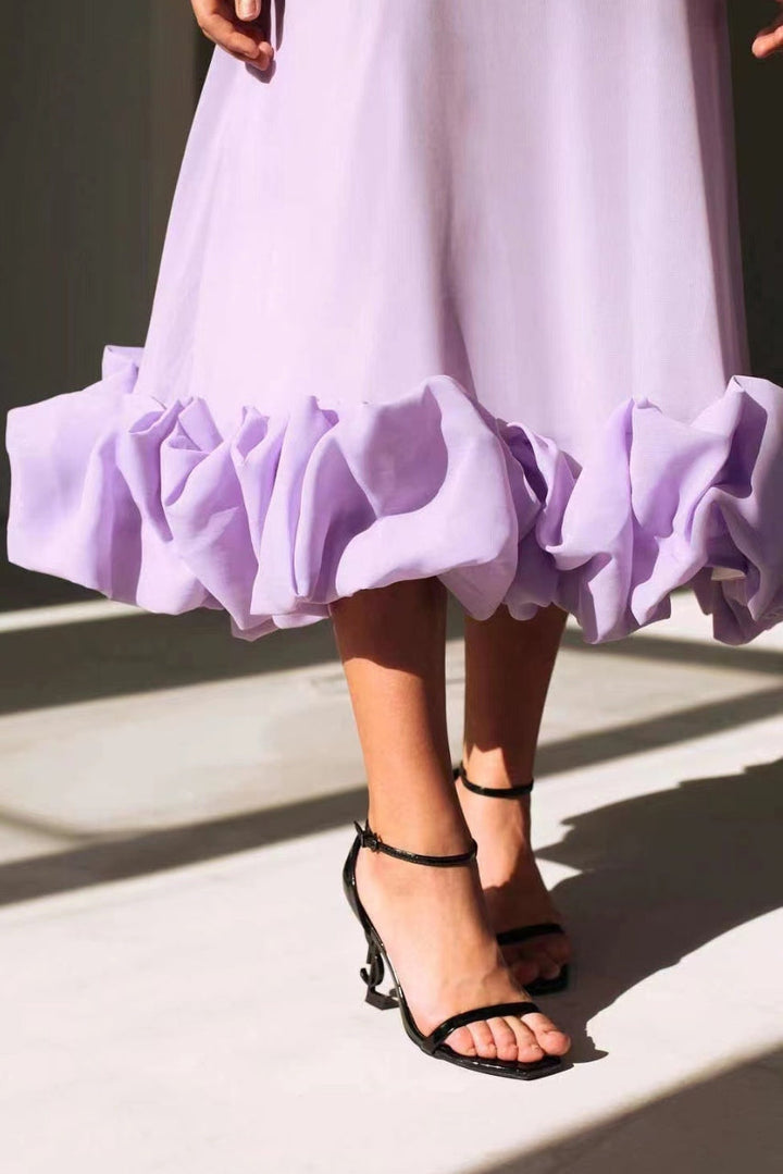 Ariana Graceful Flowing Dress, view 8 - Elena Harper