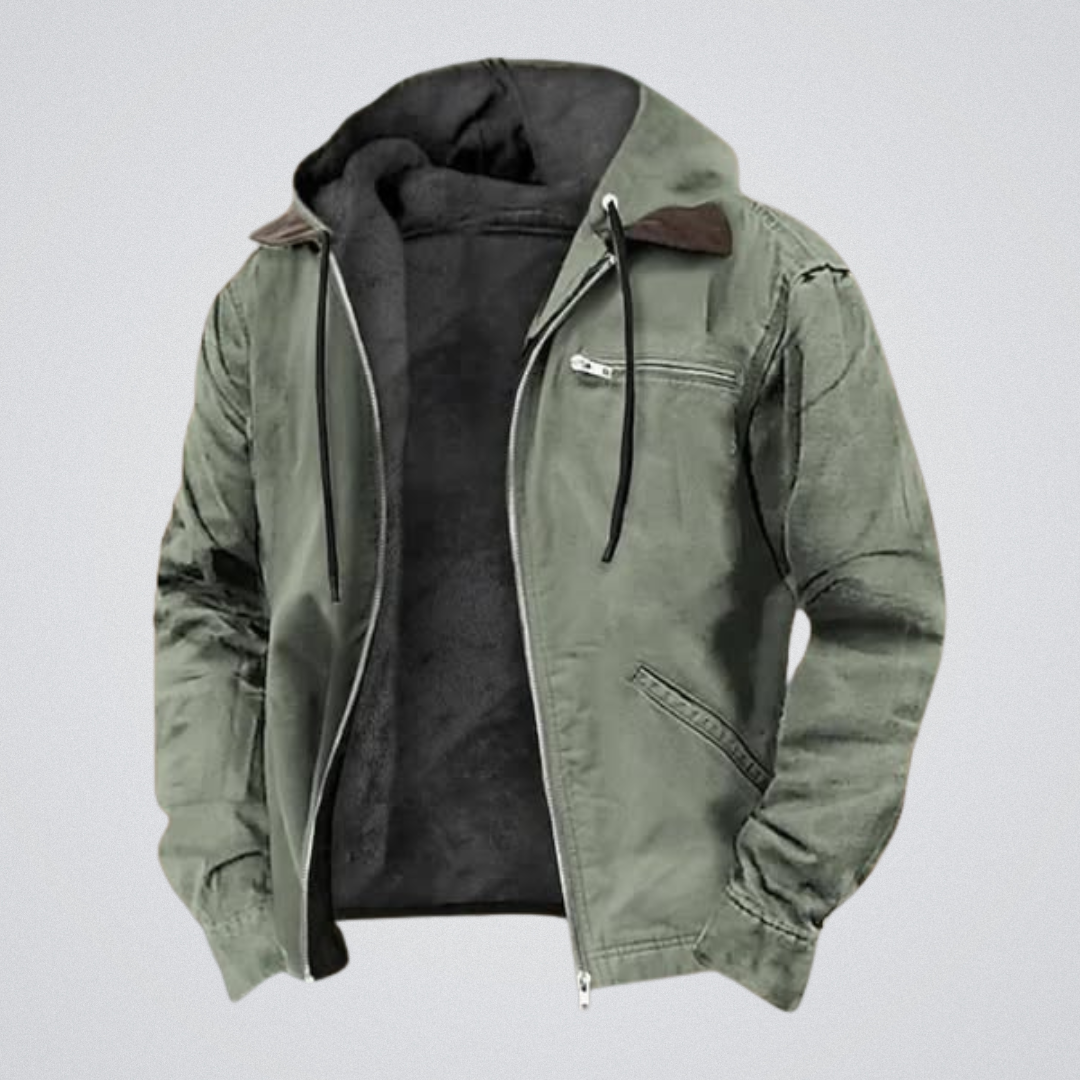 Philippe - Classic Sherpa Lined Canvas Jacket