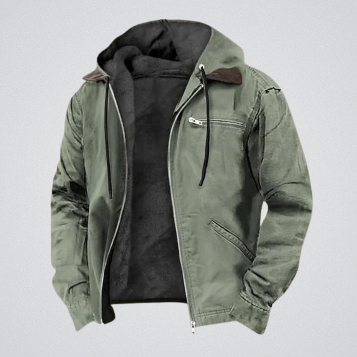 Philippe - Classic Sherpa Lined Canvas Jacket