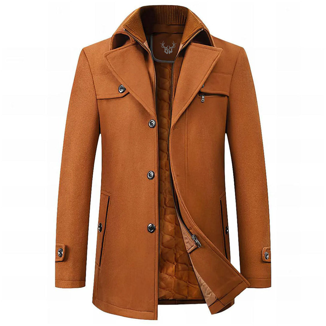 Classic Men's Coat - Elena Harper