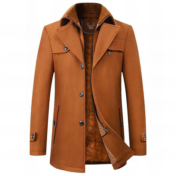 Classic Men's Coat - Elena Harper