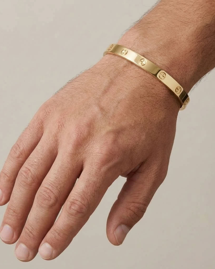 Classic Bangle Bracelet for Men