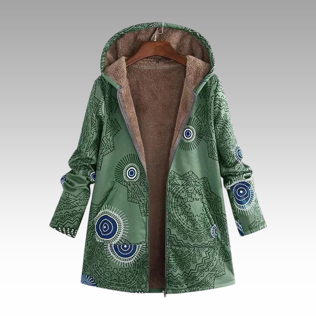 Priya - Chic Vintage Printed Jacket