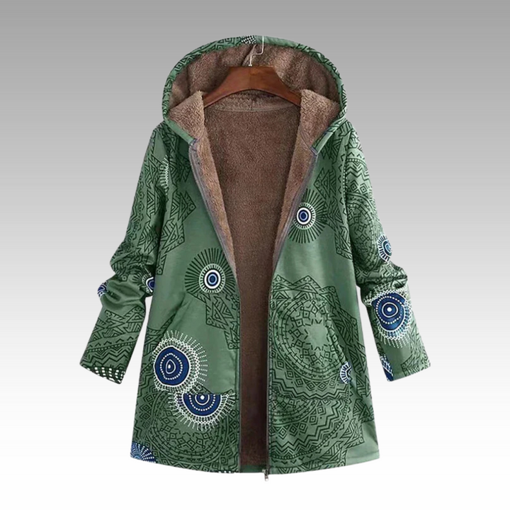 Priya - Chic Vintage Printed Jacket