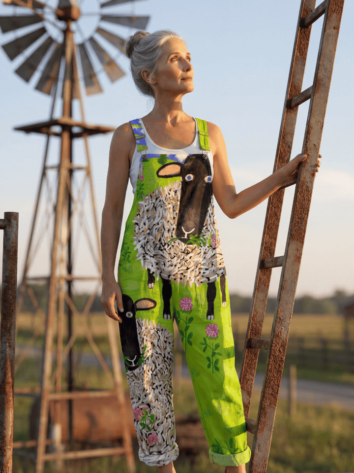 Reef™ warm-knit print jumpsuit by Emma & Rose Cape Town, featuring a cozy, patterned design and comfortable fit.