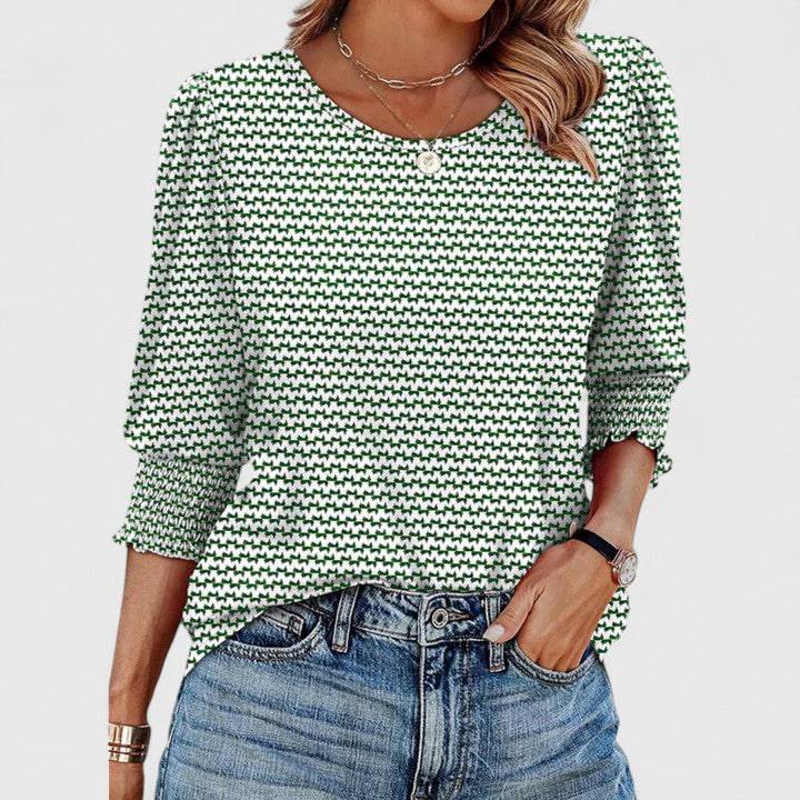 Solara™  |  Elegant Smocked Top