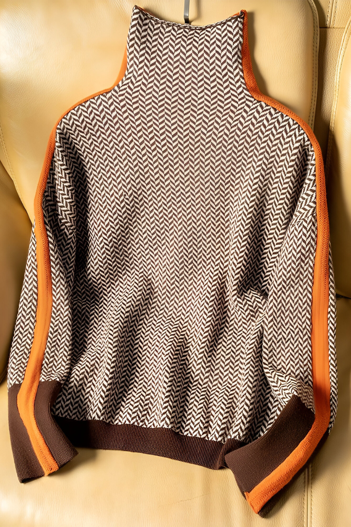 Nila™ | Trendy Casual Sweater with High Neck