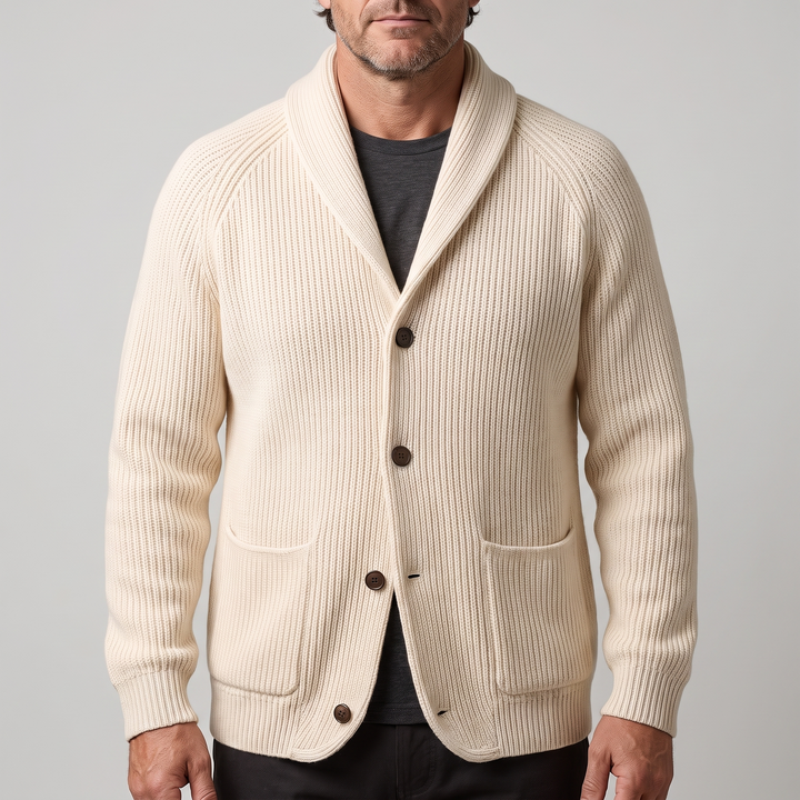 Riberto Stylish Ribbed Knit Blazer for a Modern Look - Elena Harper