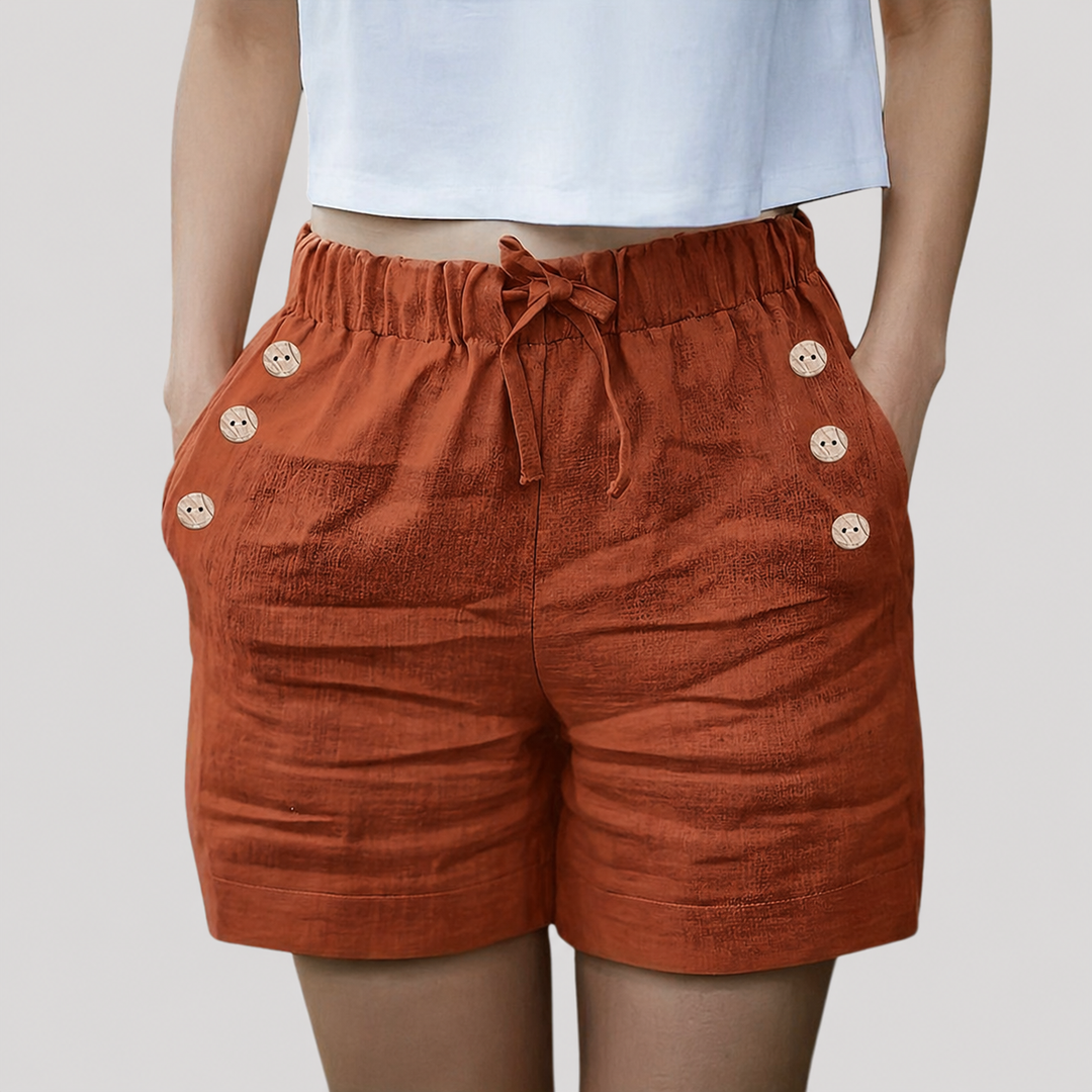 Gail | Women's Tailored Elasticated Waist Summer Shorts