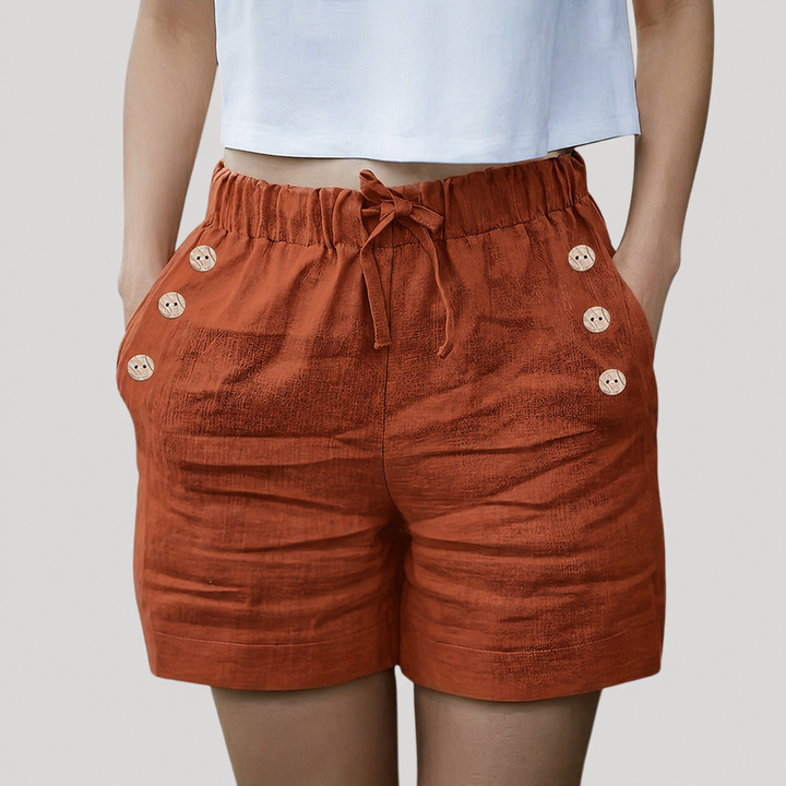 Gail | Women's Tailored Elasticated Waist Summer Shorts