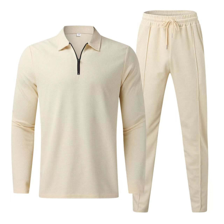 Men's Polo Shirt & Sweatpants Set, view 6 - Elena Harper