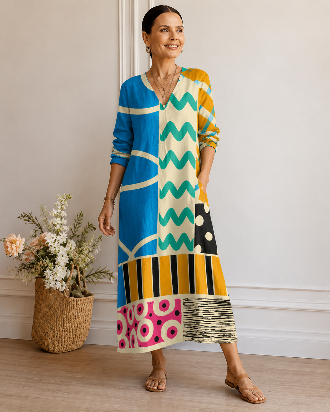 Eloise™ | Relaxed Flowing Midi Dress