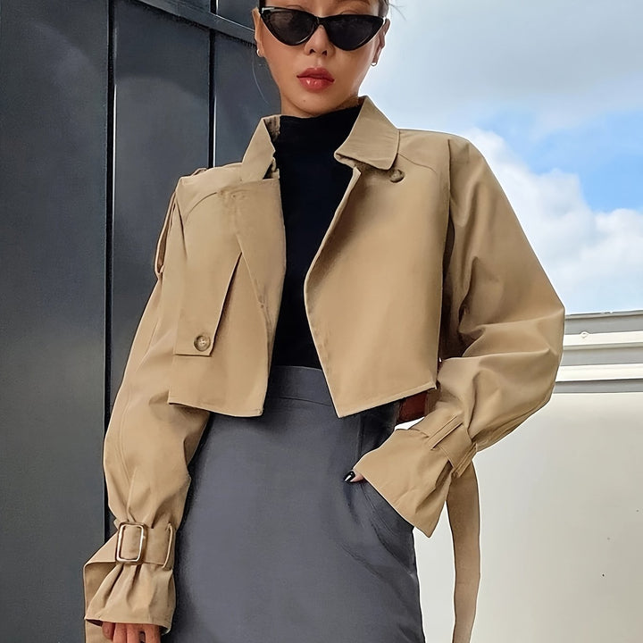 Lisa | Comfortable and Modern Short Trench Coat