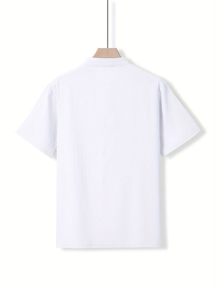 LAURENT MONACO | QIPAO COLLARED SHIRT FOR MEN