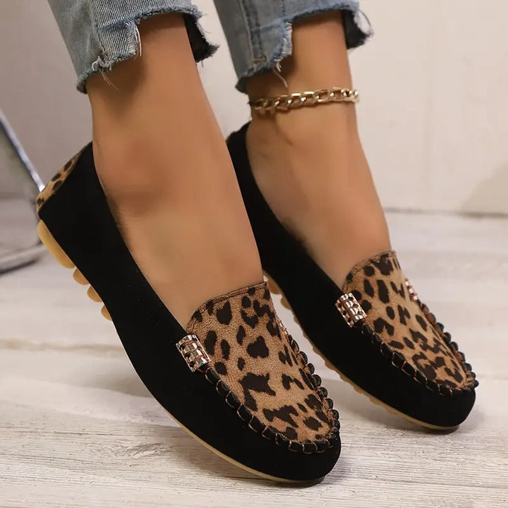 Comfortable Women's Slippers with Wild Leopard Print EB EB